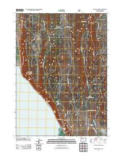 Modoc Point Oregon Historical topographic map, 1:24000 scale, 7.5 X 7.5 Minute, Year 2011