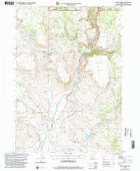 Moffit Table Oregon Historical topographic map, 1:24000 scale, 7.5 X 7.5 Minute, Year 1999