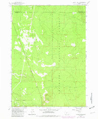 Moffitt Butte Oregon Historical topographic map, 1:24000 scale, 7.5 X 7.5 Minute, Year 1963
