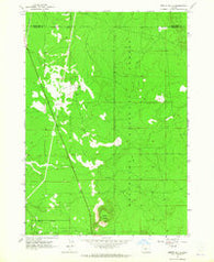 Moffitt Butte Oregon Historical topographic map, 1:24000 scale, 7.5 X 7.5 Minute, Year 1963