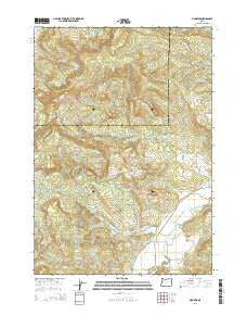 Mohawk Oregon Current topographic map, 1:24000 scale, 7.5 X 7.5 Minute, Year 2014