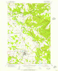 Molalla Oregon Historical topographic map, 1:24000 scale, 7.5 X 7.5 Minute, Year 1954