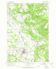 Molalla Oregon Historical topographic map, 1:24000 scale, 7.5 X 7.5 Minute, Year 1954