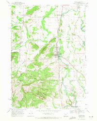 Monroe Oregon Historical topographic map, 1:24000 scale, 7.5 X 7.5 Minute, Year 1969