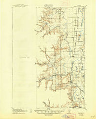 Monroe Oregon Historical topographic map, 1:62500 scale, 15 X 15 Minute, Year 1922