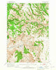 Monument Oregon Historical topographic map, 1:62500 scale, 15 X 15 Minute, Year 1951