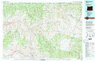 Monument Oregon Historical topographic map, 1:100000 scale, 30 X 60 Minute, Year 1980