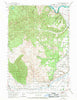 Moores Hollow Oregon Historical topographic map, 1:62500 scale, 15 X 15 Minute, Year 1951