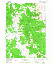 Morgan Butte Oregon Historical topographic map, 1:24000 scale, 7.5 X 7.5 Minute, Year 1966