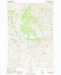 Mormon Basin Oregon Historical topographic map, 1:24000 scale, 7.5 X 7.5 Minute, Year 1990