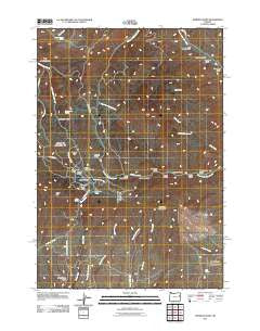 Mormon Basin Oregon Historical topographic map, 1:24000 scale, 7.5 X 7.5 Minute, Year 2011
