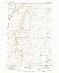 Moro Oregon Historical topographic map, 1:24000 scale, 7.5 X 7.5 Minute, Year 1971