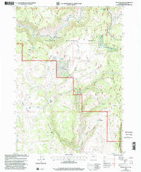 Mosquito Flat Oregon Historical topographic map, 1:24000 scale, 7.5 X 7.5 Minute, Year 1999