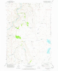 Mosquito Mtn Oregon Historical topographic map, 1:24000 scale, 7.5 X 7.5 Minute, Year 1973