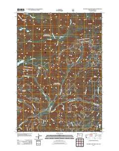 Mother Lode Mountain Oregon Historical topographic map, 1:24000 scale, 7.5 X 7.5 Minute, Year 2011