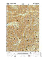 Mother Lode Mountain Oregon Current topographic map, 1:24000 scale, 7.5 X 7.5 Minute, Year 2014