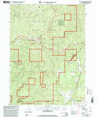 Mount Ashland Oregon Historical topographic map, 1:24000 scale, 7.5 X 7.5 Minute, Year 1998