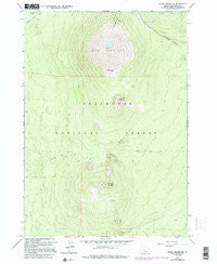 Mount Bachelor Oregon Historical topographic map, 1:24000 scale, 7.5 X 7.5 Minute, Year 1963