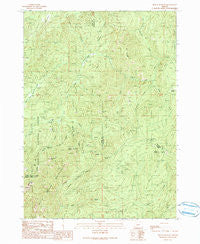 Mount Bolivar Oregon Historical topographic map, 1:24000 scale, 7.5 X 7.5 Minute, Year 1990