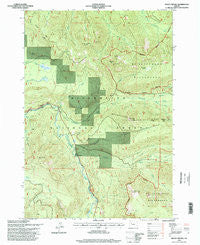 Mount Bruno Oregon Historical topographic map, 1:24000 scale, 7.5 X 7.5 Minute, Year 1994