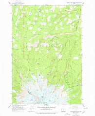 Mount Hood North Oregon Historical topographic map, 1:24000 scale, 7.5 X 7.5 Minute, Year 1962