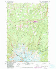 Mount Hood North Oregon Historical topographic map, 1:24000 scale, 7.5 X 7.5 Minute, Year 1962