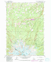 Mount Hood North Oregon Historical topographic map, 1:24000 scale, 7.5 X 7.5 Minute, Year 1962