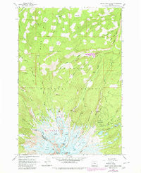 Mount Hood North Oregon Historical topographic map, 1:24000 scale, 7.5 X 7.5 Minute, Year 1962