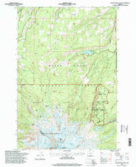 Mount Hood North Oregon Historical topographic map, 1:24000 scale, 7.5 X 7.5 Minute, Year 1996