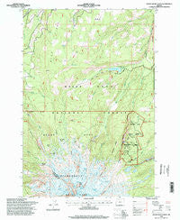 Mount Hood North Oregon Historical topographic map, 1:24000 scale, 7.5 X 7.5 Minute, Year 1996