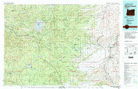 Mount Hood Oregon Historical topographic map, 1:100000 scale, 30 X 60 Minute, Year 1983