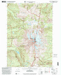Mount Jefferson Oregon Historical topographic map, 1:24000 scale, 7.5 X 7.5 Minute, Year 1997