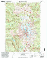 Mount Jefferson Oregon Historical topographic map, 1:24000 scale, 7.5 X 7.5 Minute, Year 1997