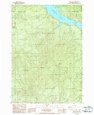 Mount June Oregon Historical topographic map, 1:24000 scale, 7.5 X 7.5 Minute, Year 1986
