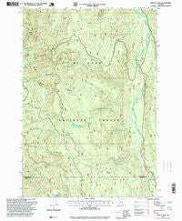 Mount Lowe Oregon Historical topographic map, 1:24000 scale, 7.5 X 7.5 Minute, Year 1997