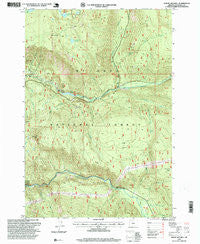 Mount Mitchell Oregon Historical topographic map, 1:24000 scale, 7.5 X 7.5 Minute, Year 1997