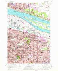 Mount Tabor Oregon Historical topographic map, 1:24000 scale, 7.5 X 7.5 Minute, Year 1961