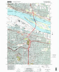 Mount Tabor Oregon Historical topographic map, 1:24000 scale, 7.5 X 7.5 Minute, Year 1990