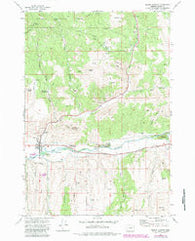 Mount Vernon Oregon Historical topographic map, 1:24000 scale, 7.5 X 7.5 Minute, Year 1972