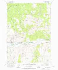 Mount Vernon Oregon Historical topographic map, 1:24000 scale, 7.5 X 7.5 Minute, Year 1972