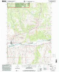 Mount Vernon Oregon Historical topographic map, 1:24000 scale, 7.5 X 7.5 Minute, Year 1998