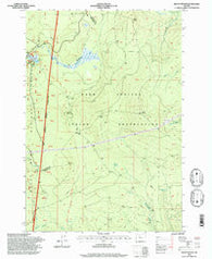 Mount Wilson Oregon Historical topographic map, 1:24000 scale, 7.5 X 7.5 Minute, Year 1996