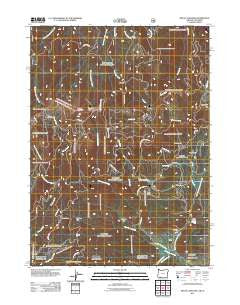 Mount Ashland Oregon Historical topographic map, 1:24000 scale, 7.5 X 7.5 Minute, Year 2011