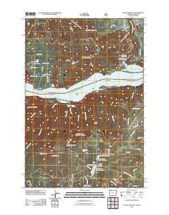 Mount Defiance Oregon Historical topographic map, 1:24000 scale, 7.5 X 7.5 Minute, Year 2011