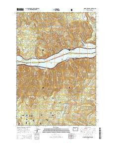 Mount Defiance Oregon Current topographic map, 1:24000 scale, 7.5 X 7.5 Minute, Year 2014