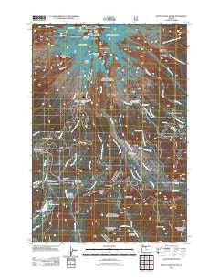 Mount Hood South Oregon Historical topographic map, 1:24000 scale, 7.5 X 7.5 Minute, Year 2011