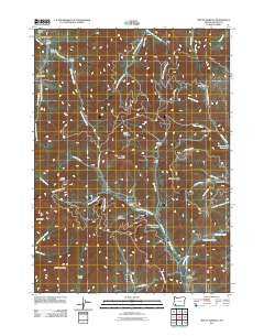 Mount Isabelle Oregon Historical topographic map, 1:24000 scale, 7.5 X 7.5 Minute, Year 2011