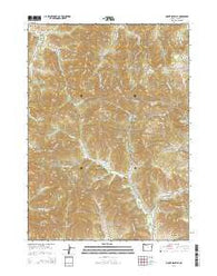 Mount Isabelle Oregon Current topographic map, 1:24000 scale, 7.5 X 7.5 Minute, Year 2014