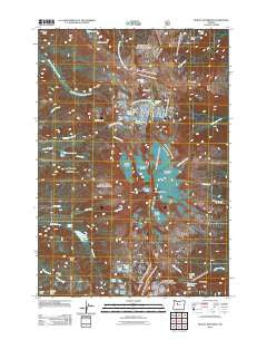 Mount Jefferson Oregon Historical topographic map, 1:24000 scale, 7.5 X 7.5 Minute, Year 2011