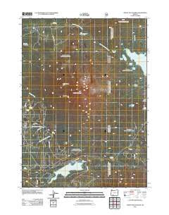 Mount McLoughlin Oregon Historical topographic map, 1:24000 scale, 7.5 X 7.5 Minute, Year 2011